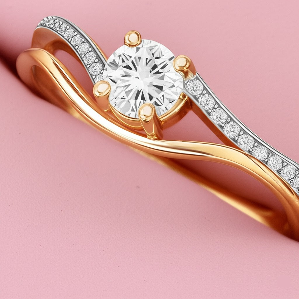 Women's luxury diamond Ring