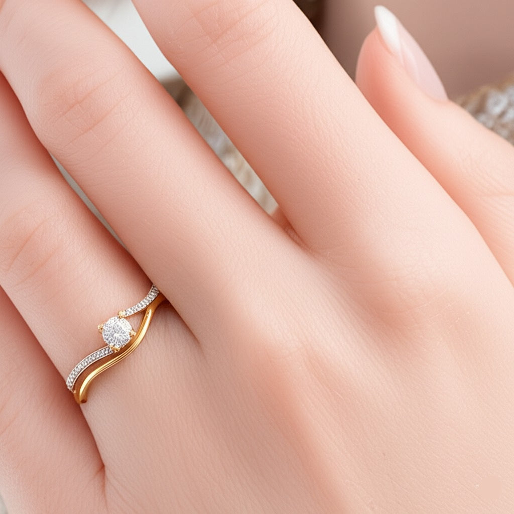 Women's luxury diamond Ring