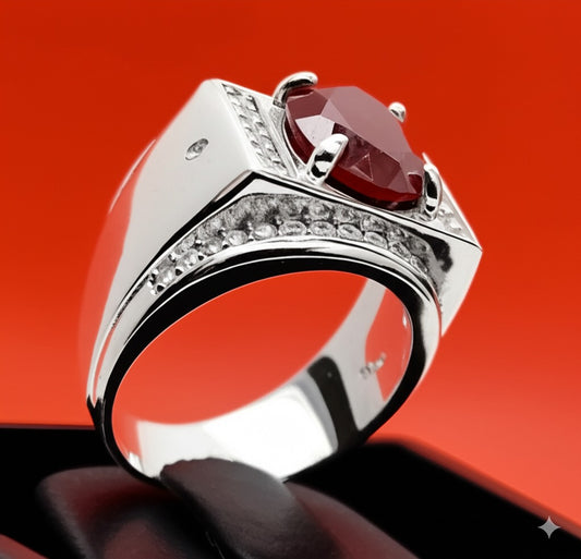 Men's Ruby Ring