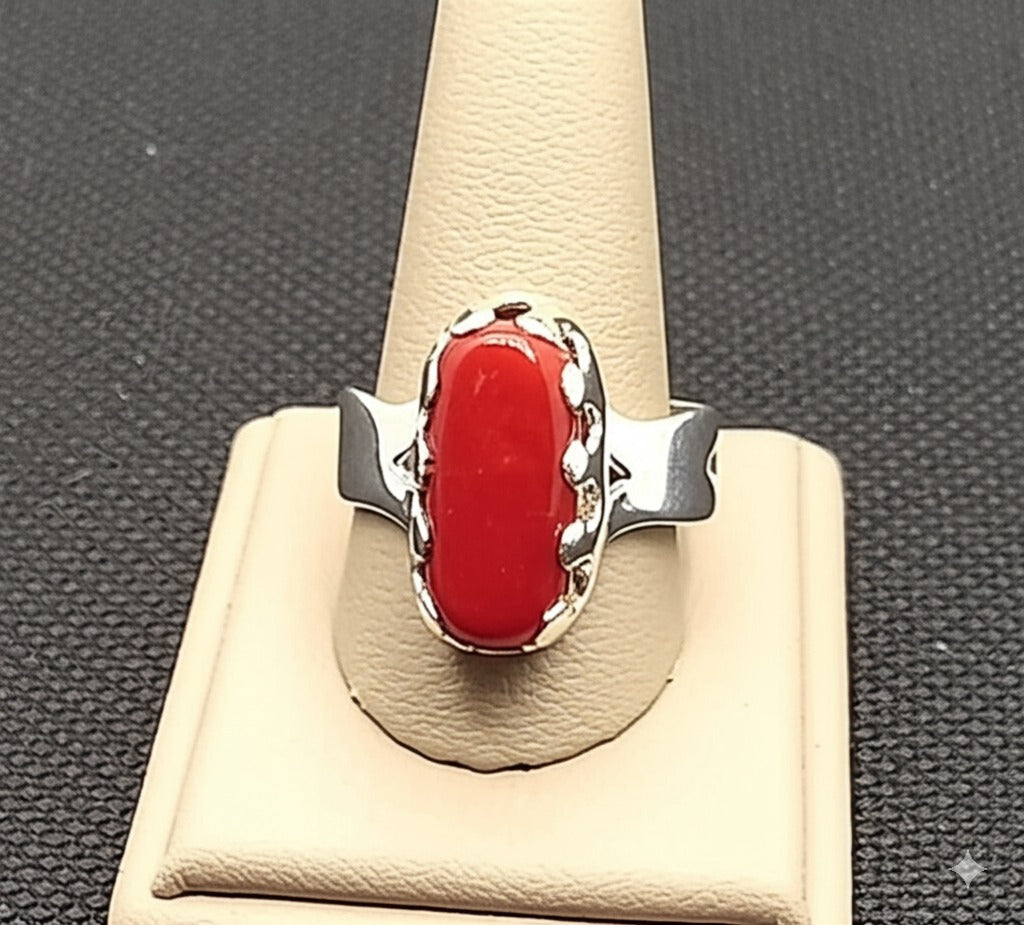 Red Coral Ring