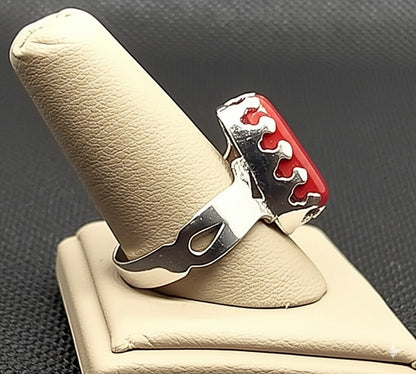 Red Coral Ring