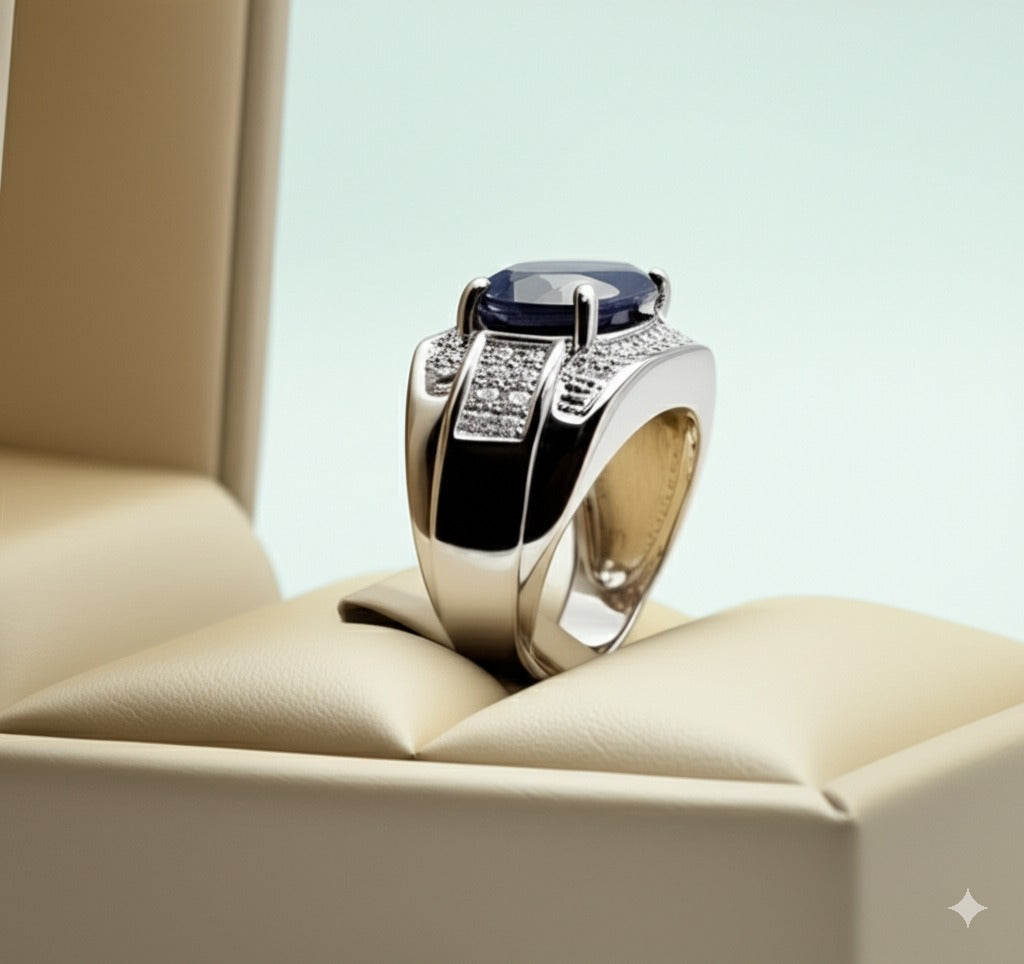 Blue sapphire Ring (9 g)