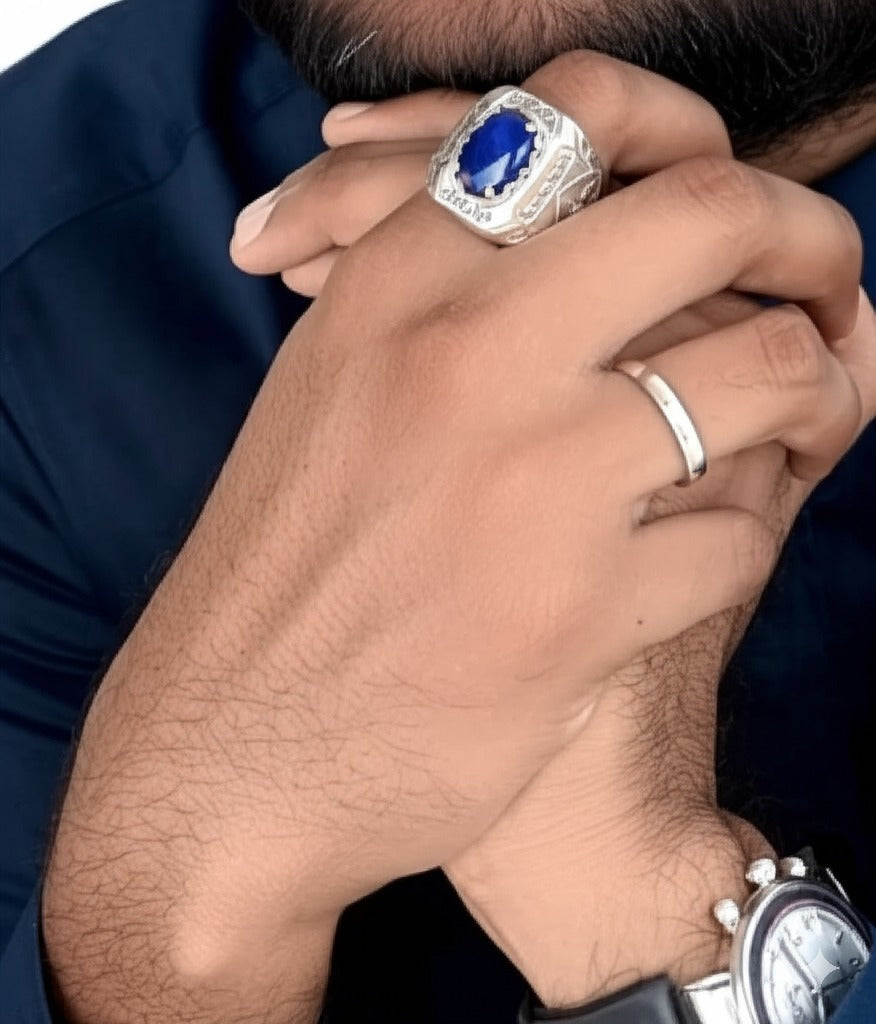 Blue sapphire Ring (9 g)