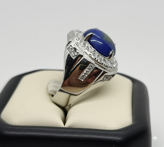 Men's Blue sapphire Ring