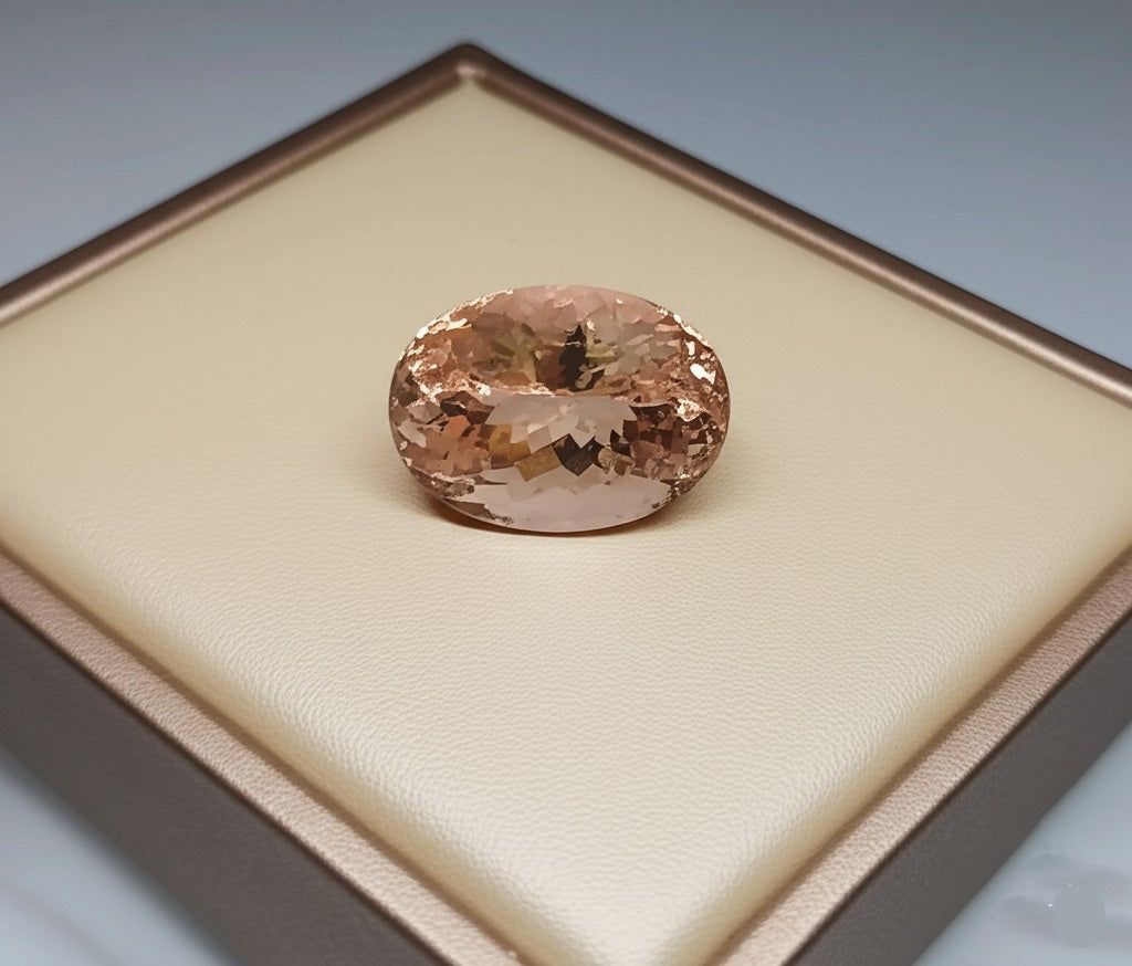 Morganite gemstone 29.71 cts