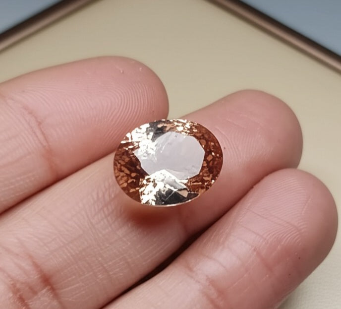 Morganite gemstone 29.71 cts
