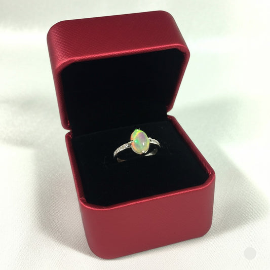 White opal Ring