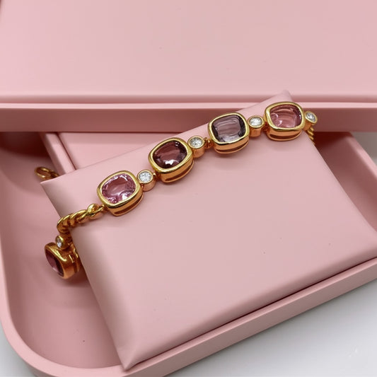 Women's multi colour spinel bracelet