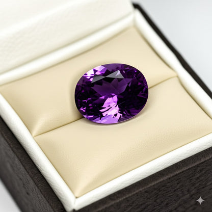 Purple ceylon sapphire