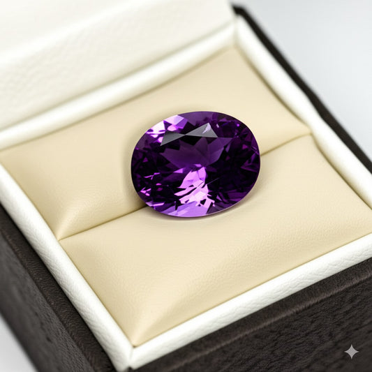 Purple ceylon sapphire