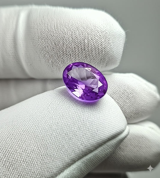 Pinkish purple ceylon sapphire