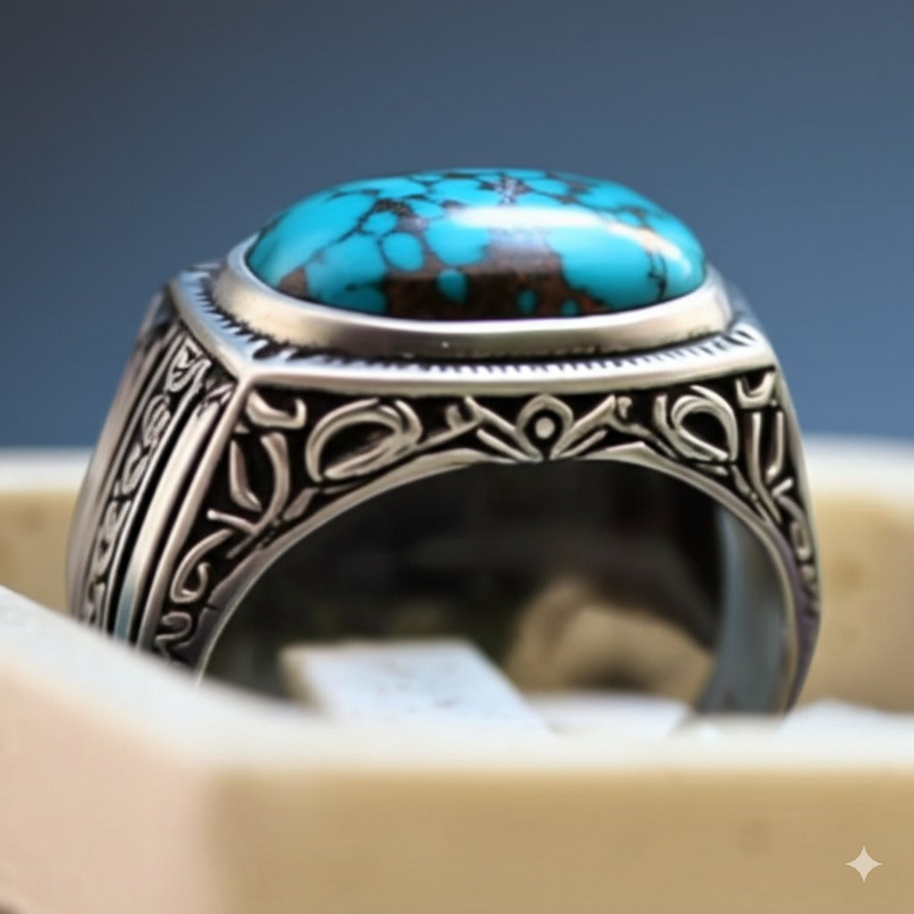 Blue Turquoise Ring