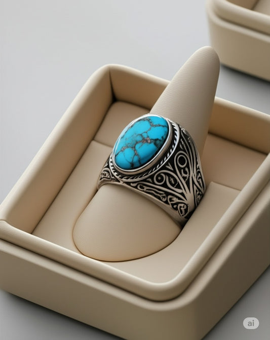 Blue Turquoise Ring