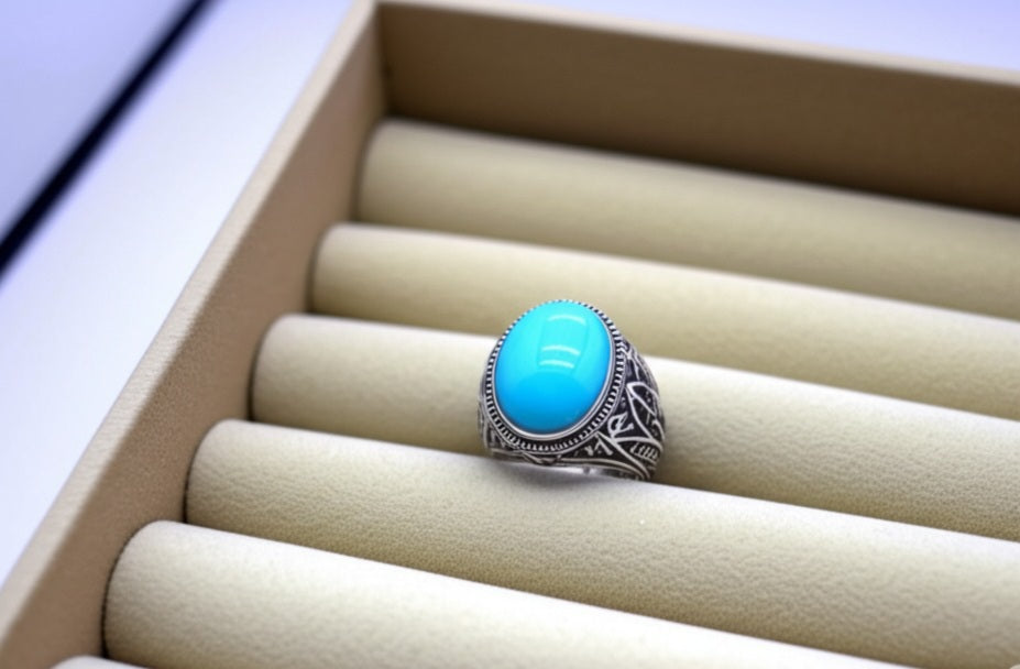 Blue Turquoise Ring