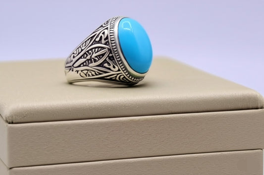 Blue Turquoise Ring