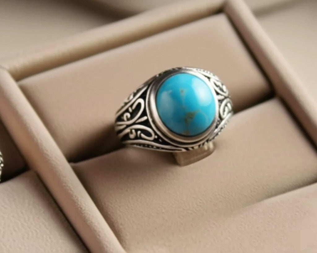 Blue Turquoise Ring