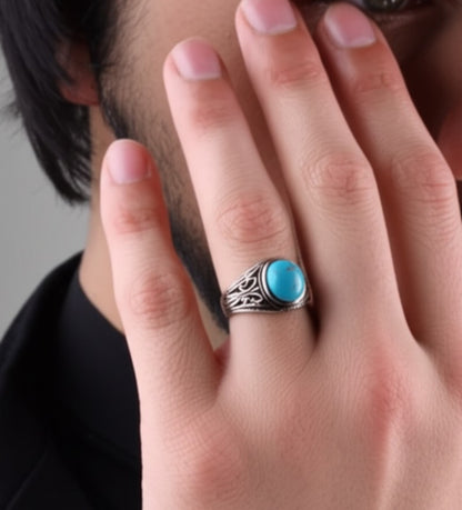 Blue Turquoise Ring