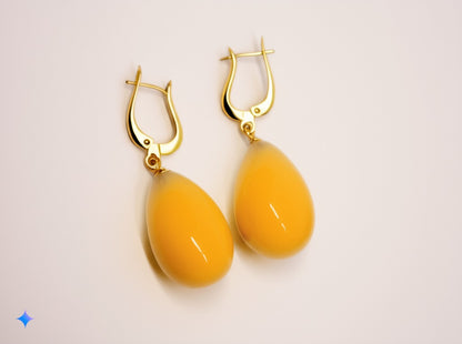 Yellow opal jewelry set for women