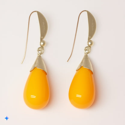 Yellow opal jewelry set for women