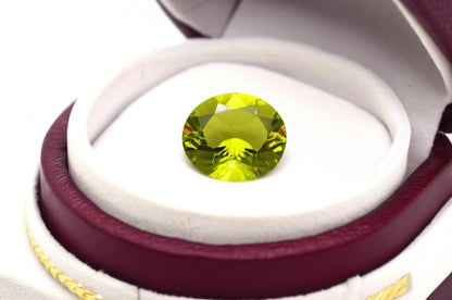 Peridot men's ring