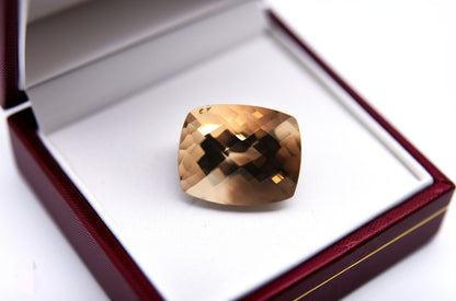 Smokey quartz men's ring