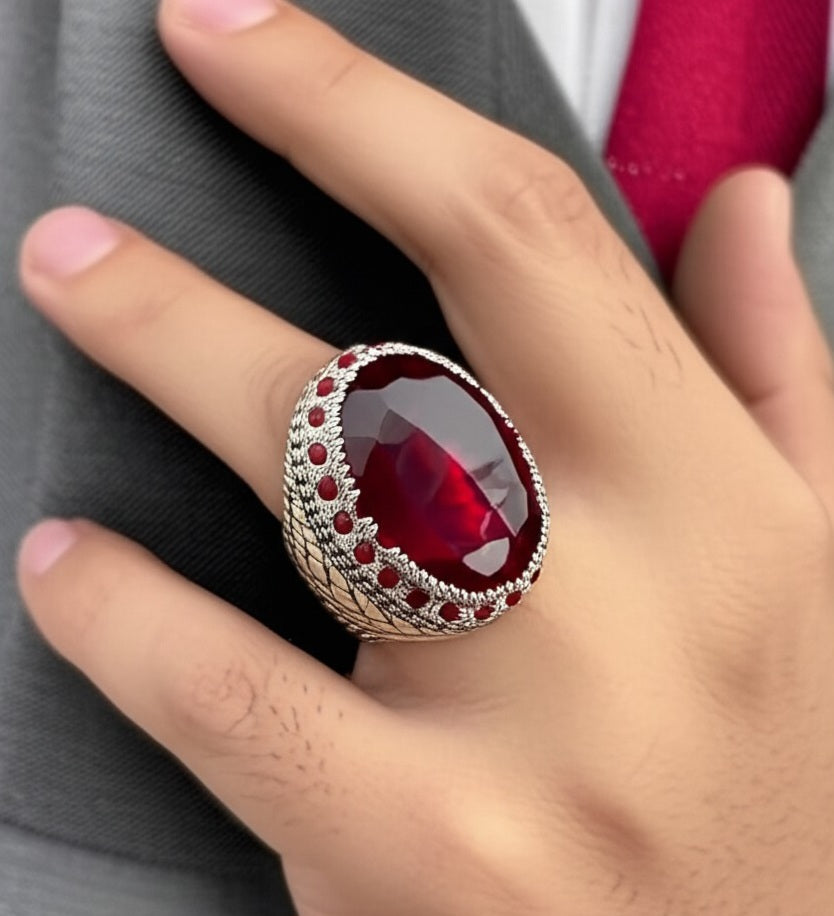 Men's Ruby Ring