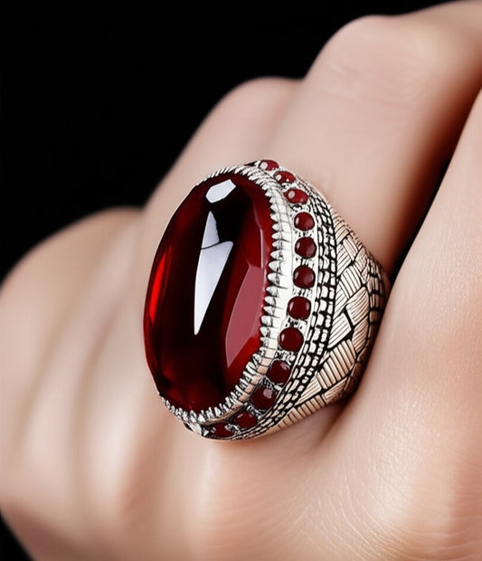 Men's Ruby Ring