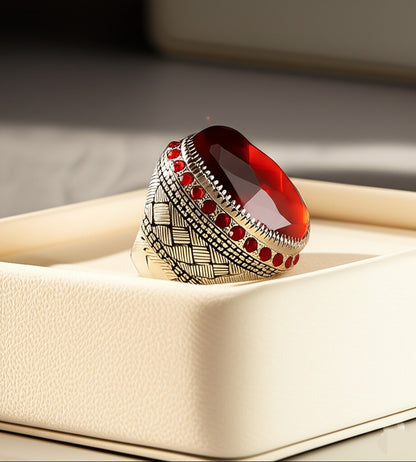Men's Ruby Ring