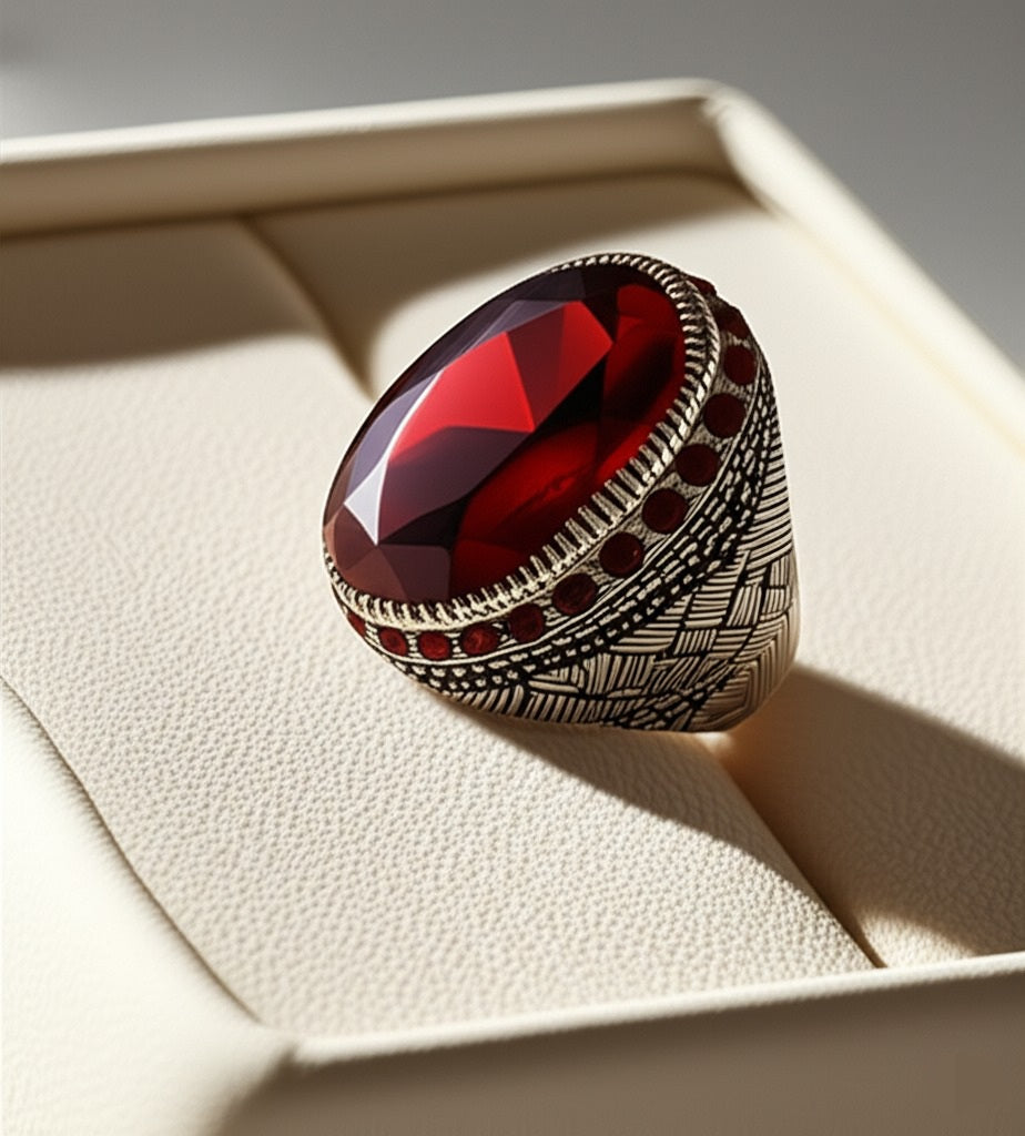 Men's Ruby Ring