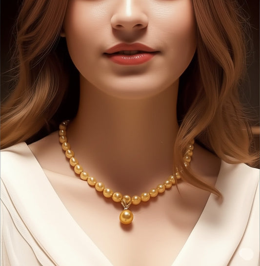 Women's pearls jewelry set