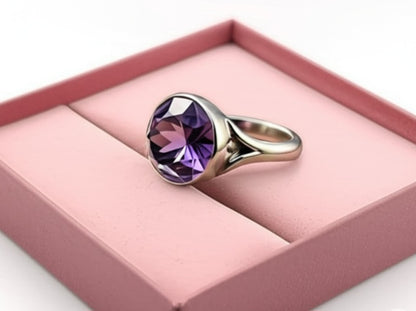 Women Amethyst Ring
