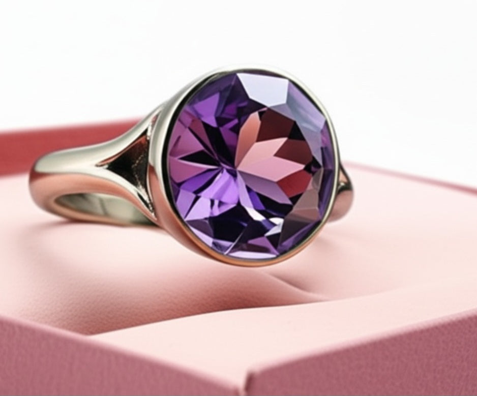 Women Amethyst Ring