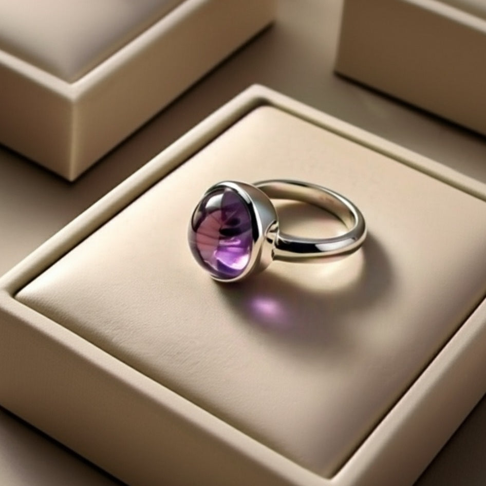 Women Amethyst Ring