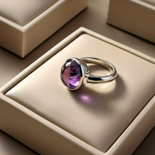 Women Amethyst Ring