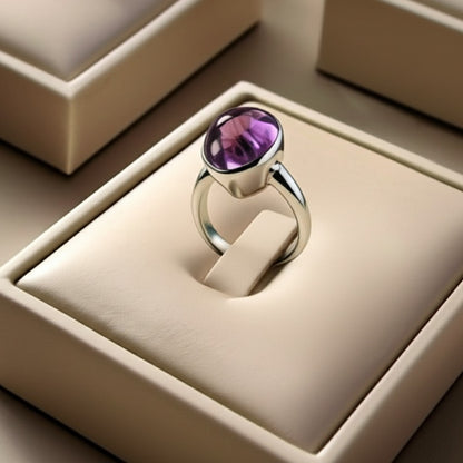 Women Amethyst Ring