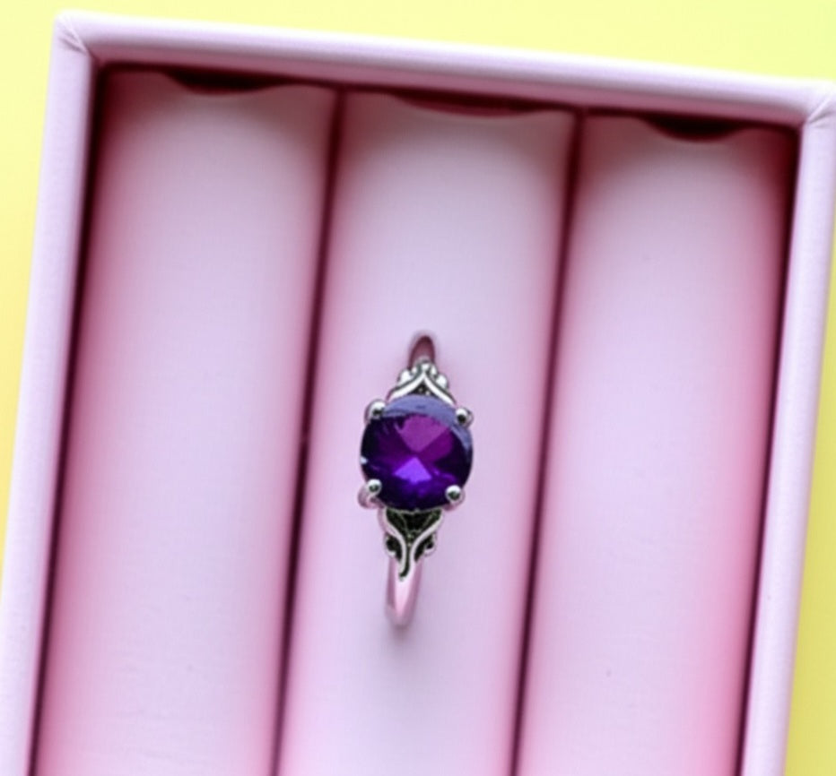Women Amethyst Ring