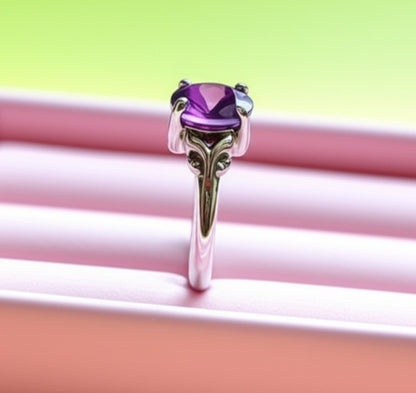 Women Amethyst Ring