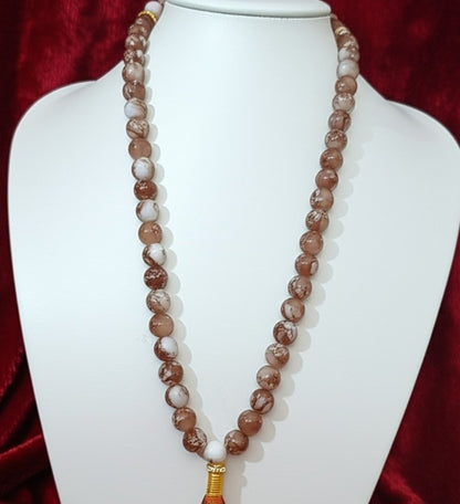 Dandrite agate counting beads (tasbih)