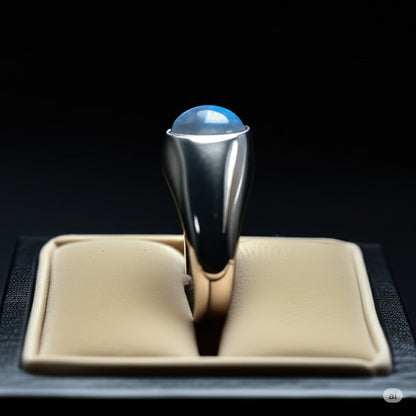 Men's moonstone Ring
