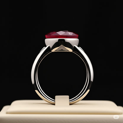 Men's ruby ring