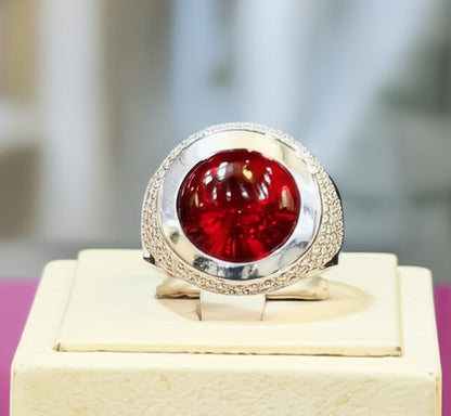 Men's ruby ring
