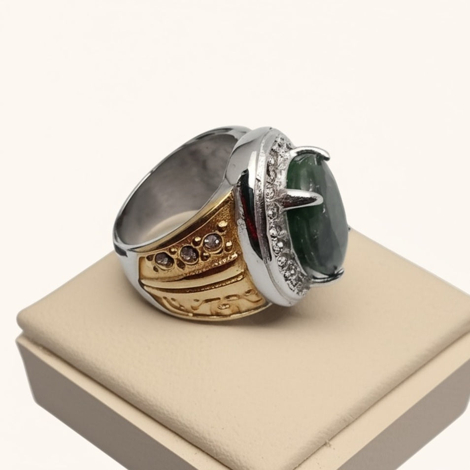 Men's Emerald Ring
