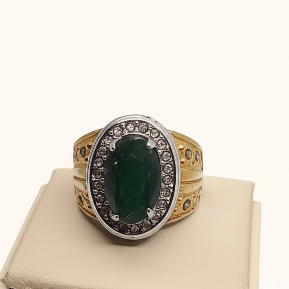 Men's Emerald Ring