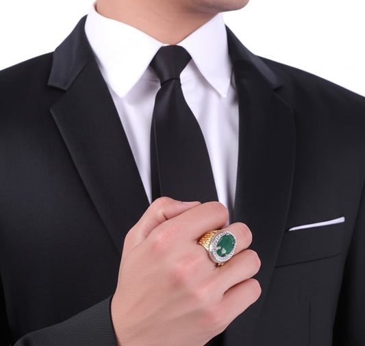 Men's Emerald Ring