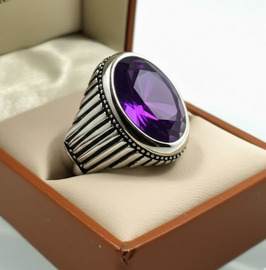 Purple sapphire Ring