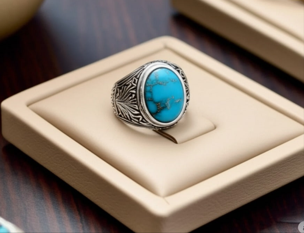Blue Turquoise Ring