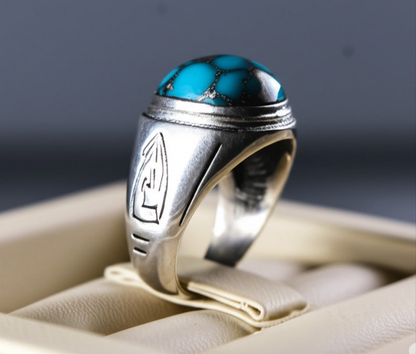 Blue Turquoise Ring