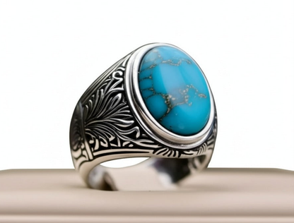 Blue Turquoise Ring