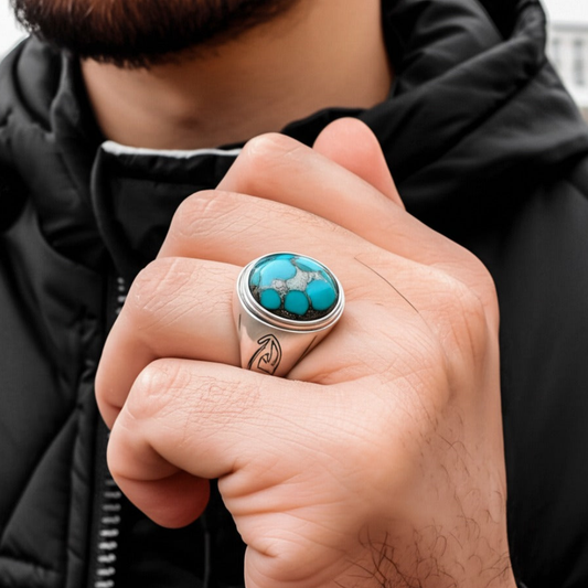 Blue Turquoise Ring