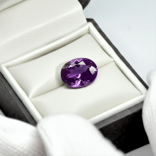 Ceylon purple sapphire